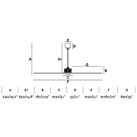 Just Fan Big, Ventilatore, - Nero Opaco - Foto 1