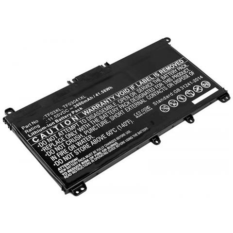 Mbxhp-ba0089 Ricambio Per Laptop Batteria (laptop Battery For Hp 39wh - Li-ion 11.55v 3400mah Black - 39wh Li- - Foto 1