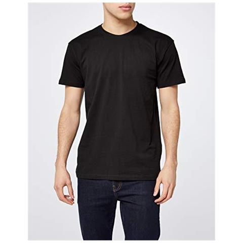 T-shirt Da Uomo Lower Est Le105 Nero Di Grandi Dimensioni Confezione Da 5 - Foto 2