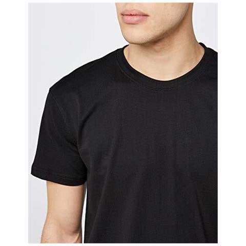 T-shirt Da Uomo Lower Est Le105 Nero Di Grandi Dimensioni Confezione Da 5 - Foto 4