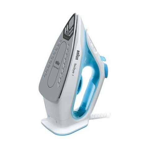 Texstyle 1 Ferro Da Stiro A Secco E A Vapore Ceramica 2000 W Blu, Bianco - Foto 2