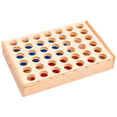 Gioco da Tavolo Forza 4 24x15x4 cm in Legno Massello - Foto 2