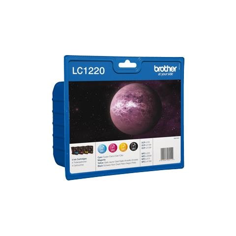 LC-1220VALBP cartuccia d'inchiostro 4 pz Originale Nero, Ciano, Magenta, Giallo - Foto 1