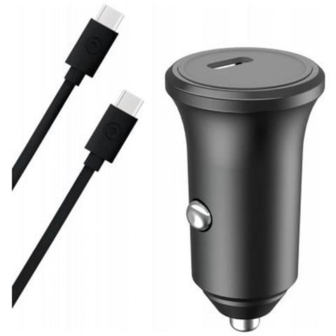 Caricatore Da Auto Usb C Cavo Usb C/usb C Power Delivery Da 25 W, Nero - Foto 1