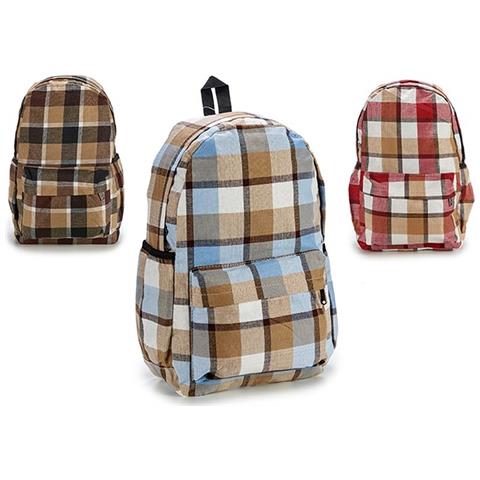 Zaino Scuola Quadri 13 X 45 X 31 Cm (12 Unità) - Foto 2