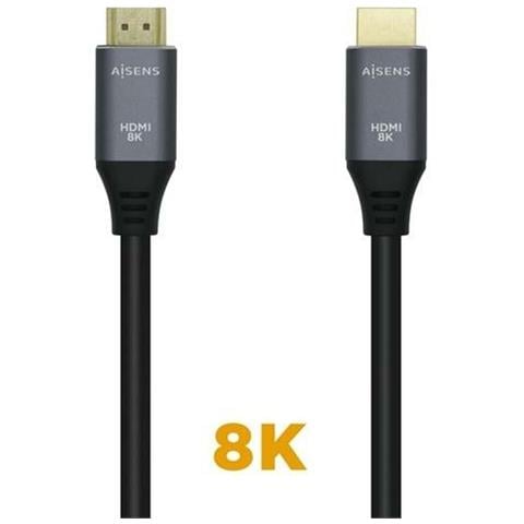 Aisens A150-0426 Cavo Hdmi 1 M Hdmi Tipo A (standard) Nero, Grigio - Foto 1