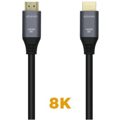 Aisens A150-0426 Cavo Hdmi 1 M Hdmi Tipo A (standard) Nero, Grigio - Foto 3
