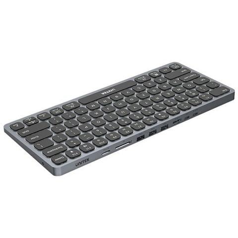 Tastiera Bluetooth D1092A Layout QWERTY US Monocromatica Colore Nero - Foto 1