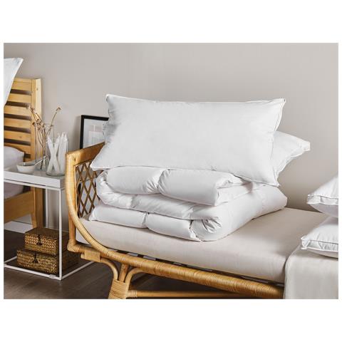 Guanciale In Piume E Piumino Bianco 40 X 80 Cm Feldberg - Foto 1