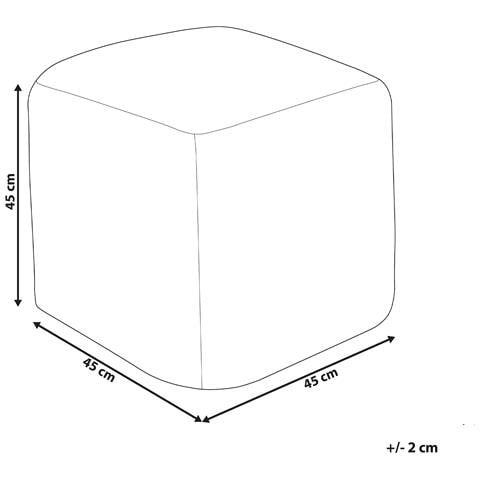 Pouf Joara Cotone Beige - Foto 6