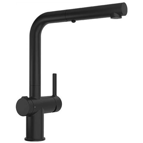 Miscelatore da Lavello FN 5351.90 con Comando di Scarico Twist e Doccetta Estraibile Colore Nero - Foto 1