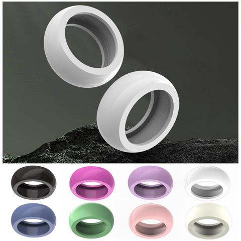 Custodia Protettiva Antiurto In Silicone Per Oura Ring Gen 3 White S - Foto 2