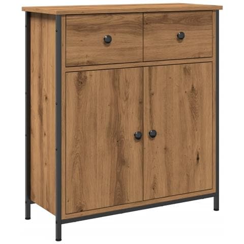 Credenza Rovere Artigianale 70x41x56 Cm In Legno Multistrato - Foto 1