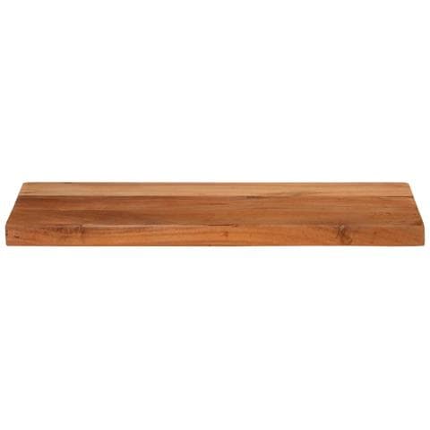 Piano Tavolo 50x30x3,8 Cm Rettangolare Legno Massello Acacia - Foto 3