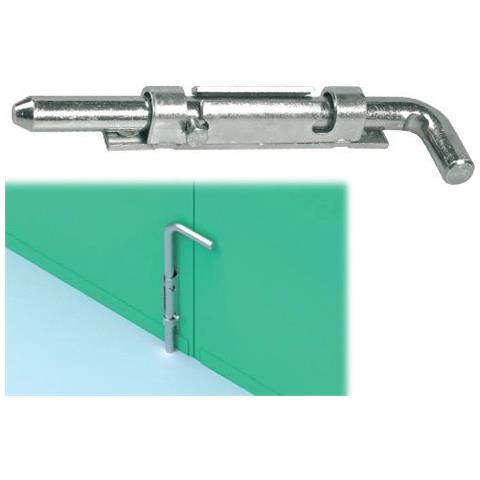 Paletto Chiavistello Catenaccio Per Chiusura E Apertura Di Cancelli In Acciaio Zincato 30/50 Cm - 50 Cm - Foto 1