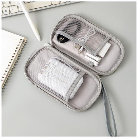 Borsa Organizer Per Elettronica Da Viaggio - Nero - Foto 4