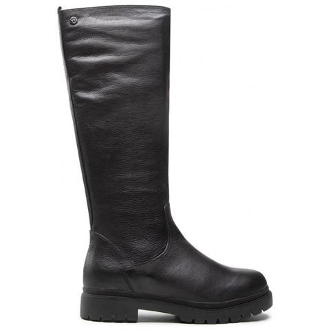 Black Casual Closed Boots Stivali Pelle Scarpe Donna Nero Eu 38, 9-25552-29-022 - Foto 1