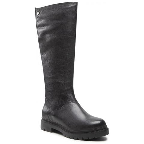 Black Casual Closed Boots Stivali Pelle Scarpe Donna Nero Eu 38, 9-25552-29-022 - Foto 2