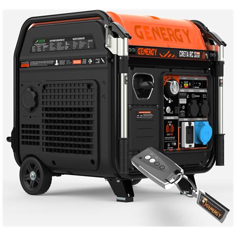 Generatore Inverter Insonorizzato Genergy Creta Rc 7500w -avviamento Elettrico/ A Distanza Telecomando -gruppi Elettrogeni - Foto 1