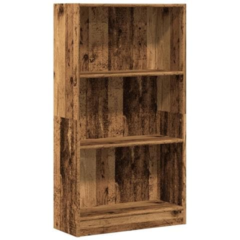Libreria Legno Antico 60x24x109 Cm In Truciolato - Foto 2