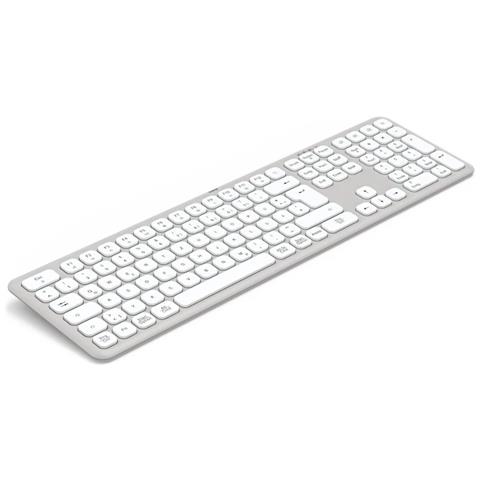 Tastiera Wireless 00173064  (Layout Tedesco) Colore Grigio. Bianco - Foto 2