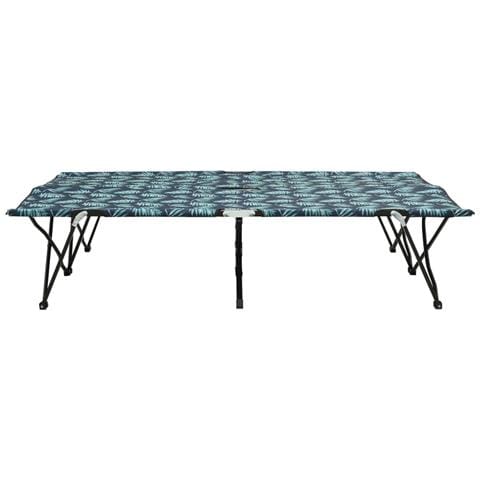 Lusso Casadino -  Lettino Prendisole Pieghevole Doppio Motivo Foglia In Acciaio - Foto 1