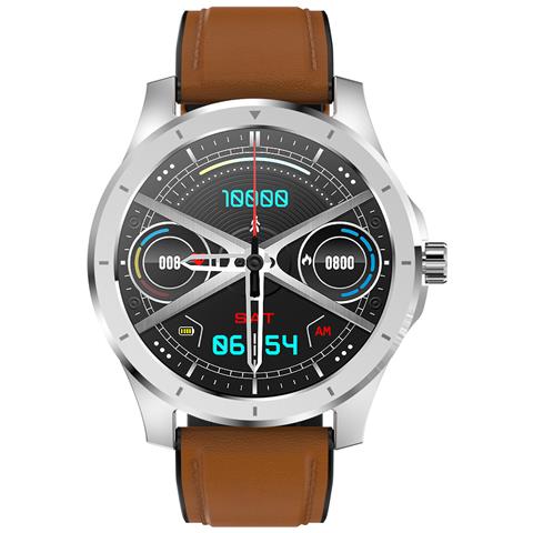 Smartwatch Compatibile Con Bluetooth Chiamate, Display Retina 1.43inch, Ip67 Impermeabile, Batteria 3-5 Giorni, Supporta Android 5.1+ E Ios 8.0+ Brown - Foto 1