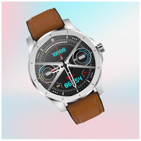 Smartwatch Compatibile Con Bluetooth Chiamate, Display Retina 1.43inch, Ip67 Impermeabile, Batteria 3-5 Giorni, Supporta Android 5.1+ E Ios 8.0+ Brown - Foto 2