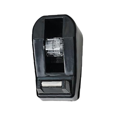 Piccolo Dispenser Da Tavolo - Taglierina Per Nastro Da Ufficio In Plastica Nera - Foto 1