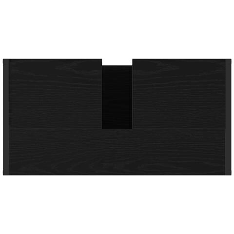 Mobile da Bagno Rovere Nero 60 x 30 x 60 cm Legno multistrato - Foto 9