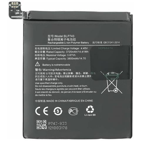 Oem Batteria Testata Ricambio Pari Originale Blp743 Per Oneplus 7t - Foto 1