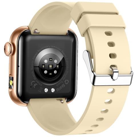 Smartwatch Beige Con Monitoraggio Della Salute E Chiamata Bluetooth - Non Per Uso Medico Beige - Foto 6
