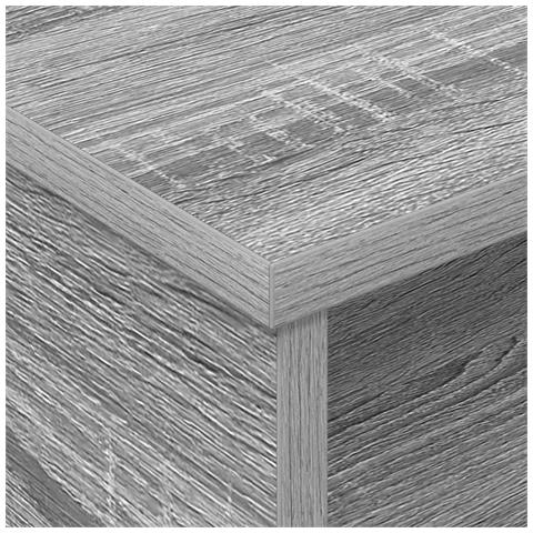 Comodino 2 pcs Grigio Sonoma 40 x 31 x 15 cm Legno multistrato - Foto 9