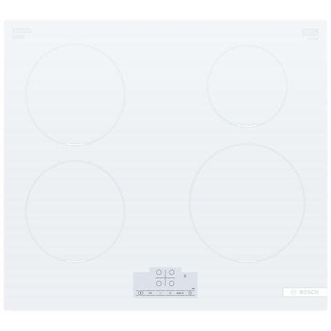 Serie 6 PUE612BB1E Serie 4 Piano cottura a induzione 60 cm 4 zone standard Bianco - Foto 1