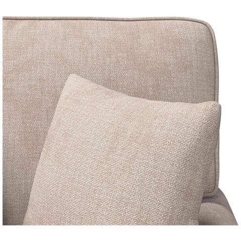 Chaise Longe con Gonna con cuscino Beige 157 x 91 x 91 cm ARES - Foto 9