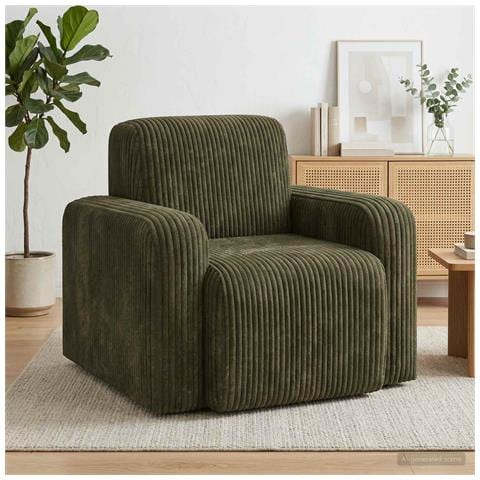 Poltrona Verde corduroy - Foto 2