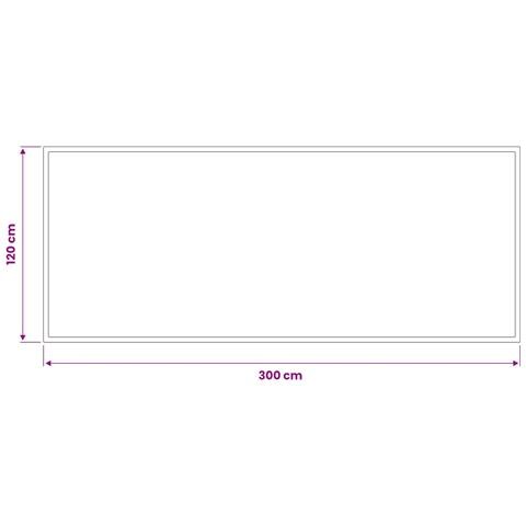 Tappetino Grigio Chiaro 300 x 120 cm 100% Poliammide - Foto 3