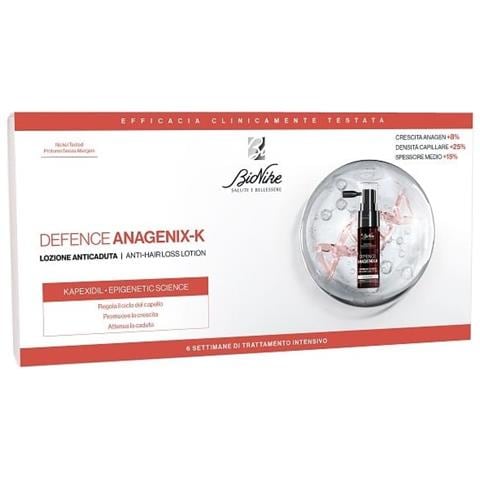 Defence Anagenix K Lozione Anti Caduta 6 Flaconcini 15 ml - Foto 1