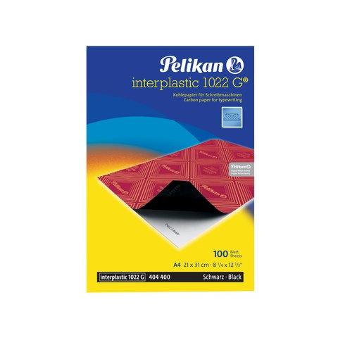 carta carbone nero interplastic 1022g 100fg 21x31cm pelikan - Foto 1
