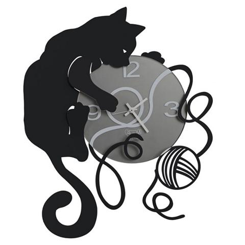 Orologio Da Parete Gatto Gomitolo - Foto 1