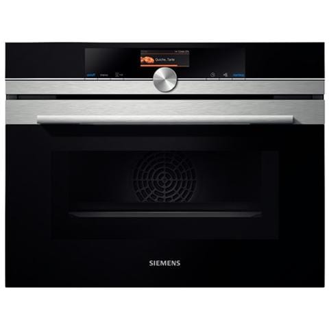 SIEMENS Forno Elettrico da Incasso CM636GBS1 Capacità 45 L Multifunzione Ventilato Potenza 900 W Colore Nero / Inox SIEMENS Forno Elettrico da Incasso CM636GBS1 Capacità 45 L Multifunzione Ventilato Potenza 900 W Colore Nero / Inox