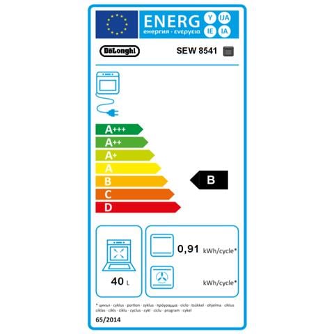 Cucina Gas Con Forno Elettrico SEW 8541 N 4 Fuochi Acciaio Inox Colore Bianco - Foto 3