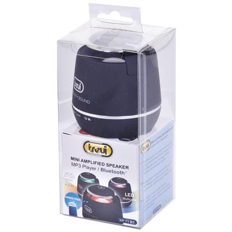 Mini Speaker Bluetooth Vivavoce Led Aux-in Xp 71 Bt Nero - Foto 1