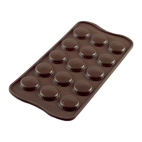 Stampo cioccolato macaron easy choc 35x30mm h. 16mm 112.5ml silicone - Foto 4