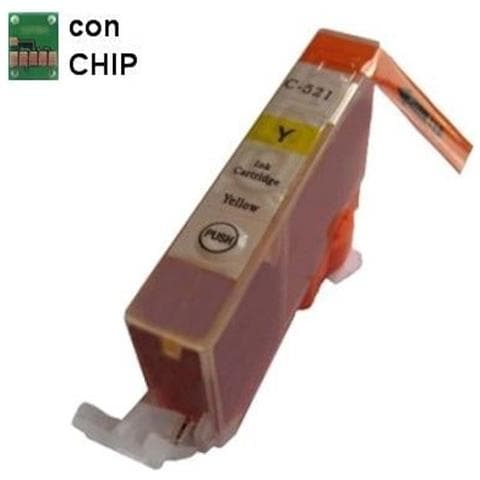 Cartuccia Compatibile Canon Cli-521 Giallo Con Chip - Foto 2