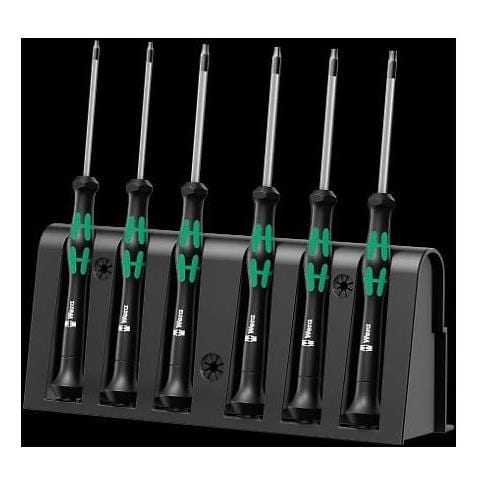 2067/6 Assortimento di giraviti TORX BO per l'elettronica + rack, 6 pezzi - Foto 1