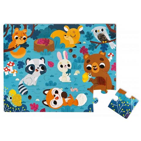 Tocco Di Puzzle Animali Della Foresta - Foto 1