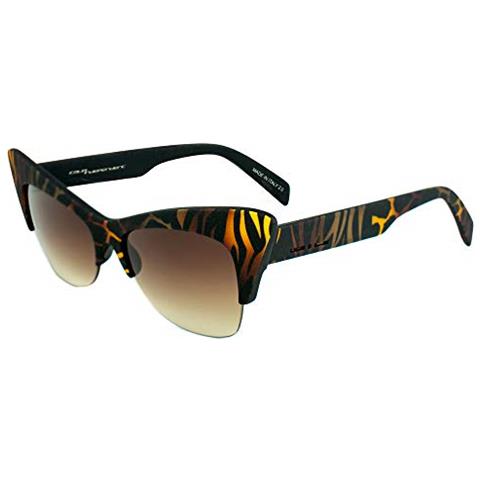 0908-ZEF-044 Occhiali da Sole, Multicolore (Naranja / Marrón / Nero), 59.0 Donna - Foto 2