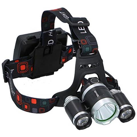 Faro Con Batteria A 3 Led 9 X 8 Cm Nero 3 Pezzi 9 X 8 Cm Nero - Foto 3
