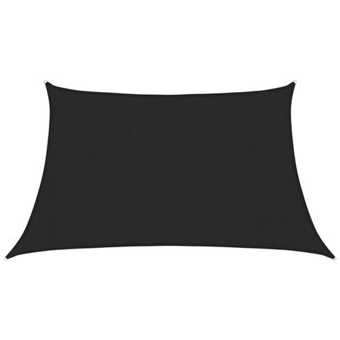 Vela Parasole 160 g / m² Nera 3/4x2 m in HDPE - Foto 1